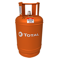 Total 13kg gas & cylinder